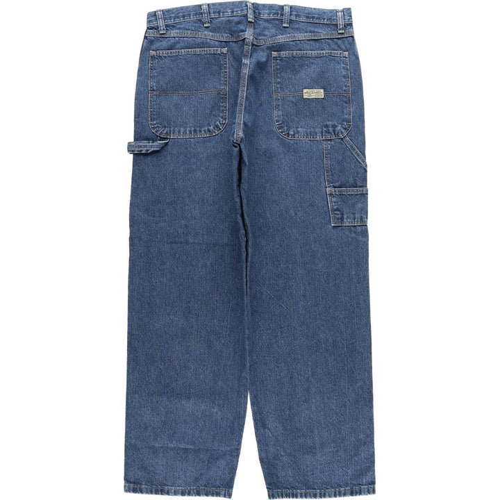 00'S Wrangler Denim Painter Pants Men's W35 cotton blue type Vintage Second Hand