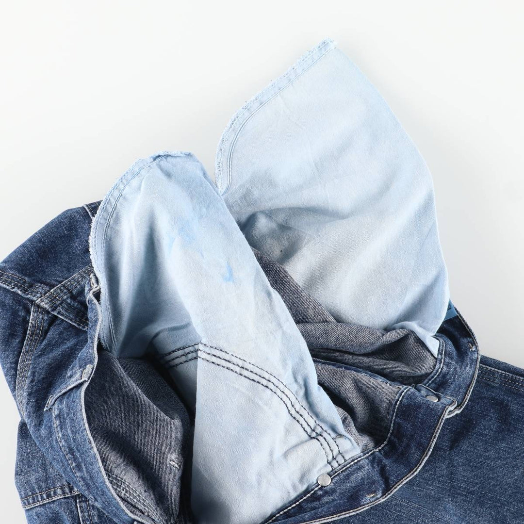 00'S Wrangler Denim Painter Pants Men's W35 cotton blue type Vintage Second Hand