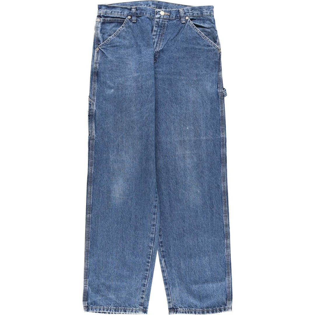 Wrangler Denim Painter Pants for Men, W33 equivalent cotton blue type Vintage Second Hand
