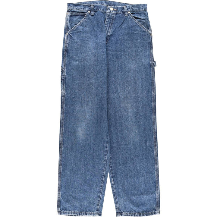 Wrangler Denim Painter Pants for Men, W33 equivalent cotton blue type Vintage Second Hand