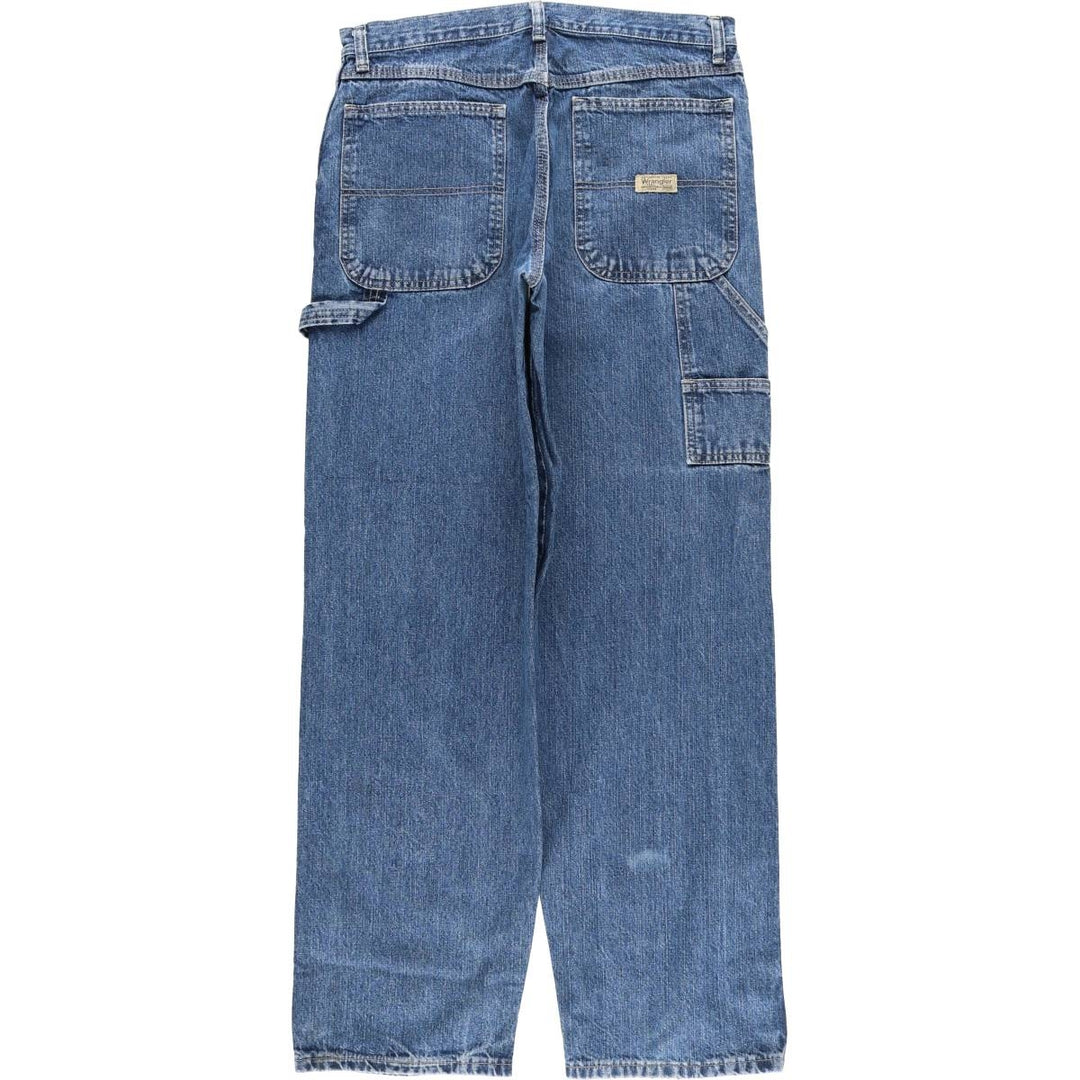 Wrangler Denim Painter Pants for Men, W33 equivalent cotton blue type Vintage Second Hand