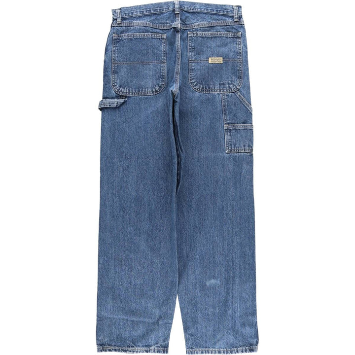 Wrangler Denim Painter Pants for Men, W33 equivalent cotton blue type Vintage Second Hand