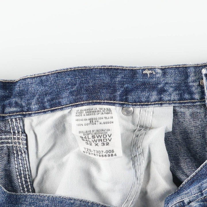 Wrangler Denim Painter Pants for Men, W33 equivalent cotton blue type Vintage Second Hand