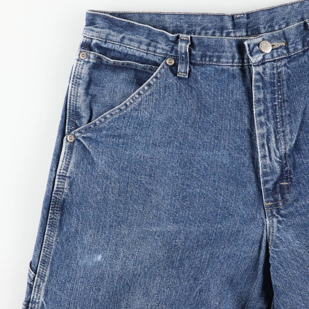 Wrangler Denim Painter Pants for Men, W33 equivalent cotton blue type Vintage Second Hand