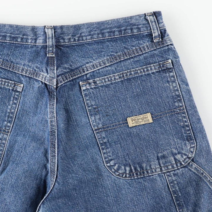 Wrangler Denim Painter Pants for Men, W33 equivalent cotton blue type Vintage Second Hand