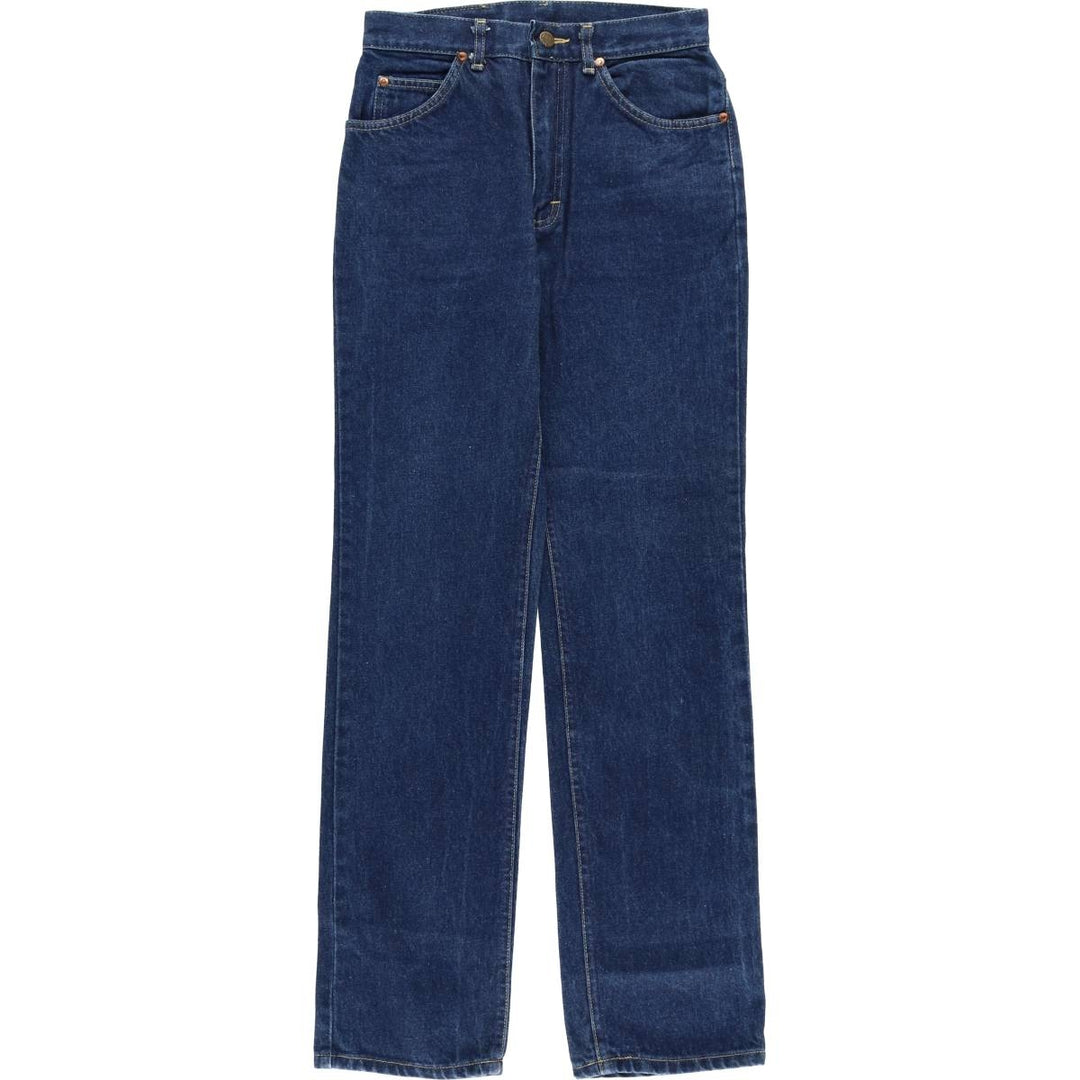 Lee RIDERS Riders Straight Denim Pants, Made in USA, Women's Size L (W27) cotton blue type Vintage Second Hand