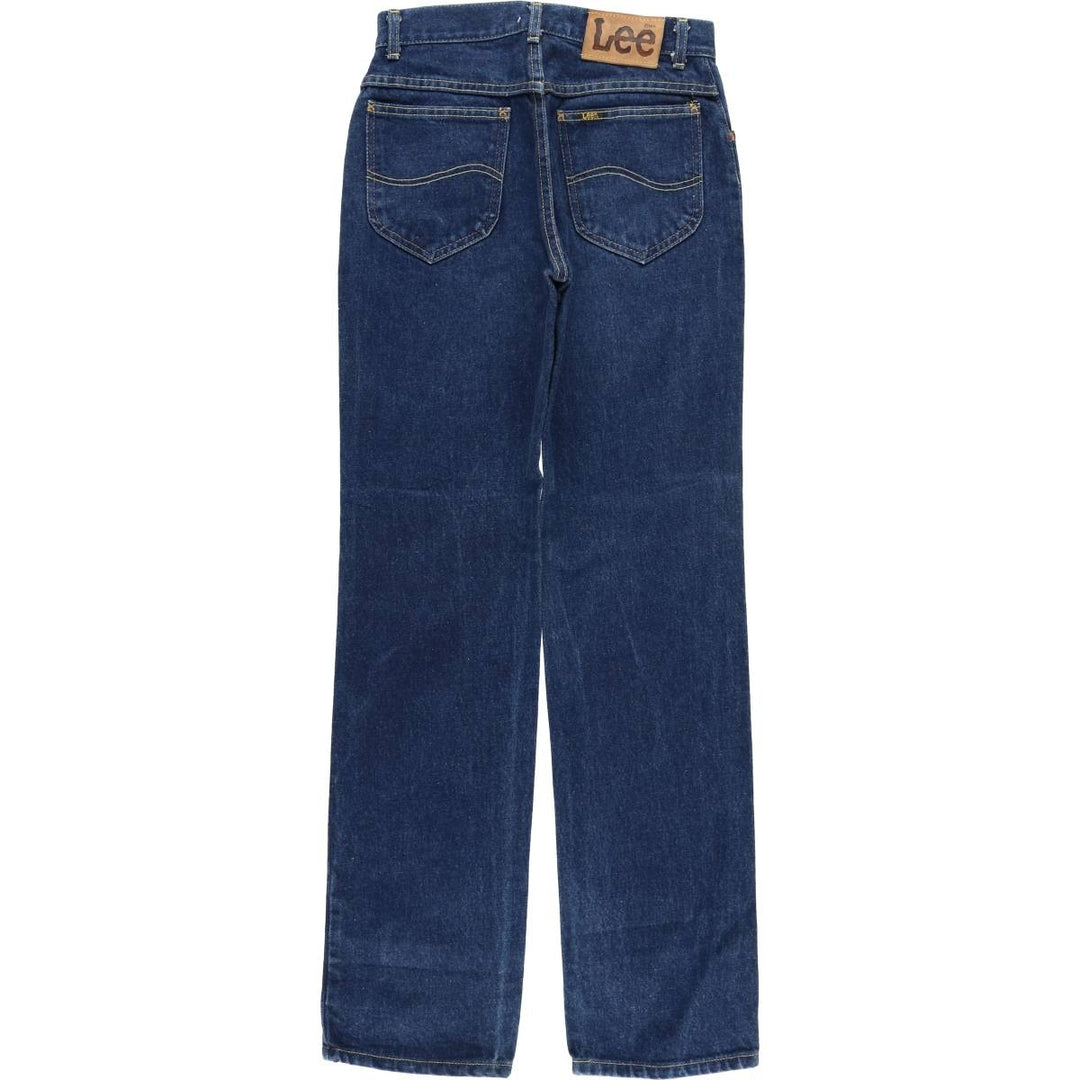 Lee RIDERS Riders Straight Denim Pants, Made in USA, Women's Size L (W27) cotton blue type Vintage Second Hand