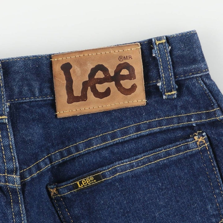 Lee RIDERS Riders Straight Denim Pants, Made in USA, Women's Size L (W27) cotton blue type Vintage Second Hand