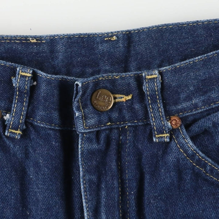 Lee RIDERS Riders Straight Denim Pants, Made in USA, Women's Size L (W27) cotton blue type Vintage Second Hand