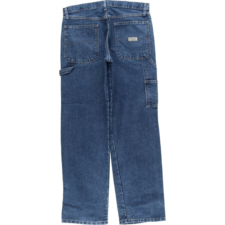 00'S Wrangler CARPENTER denim painter pants for men, equivalent to W34 cotton blue type Vintage Second Hand