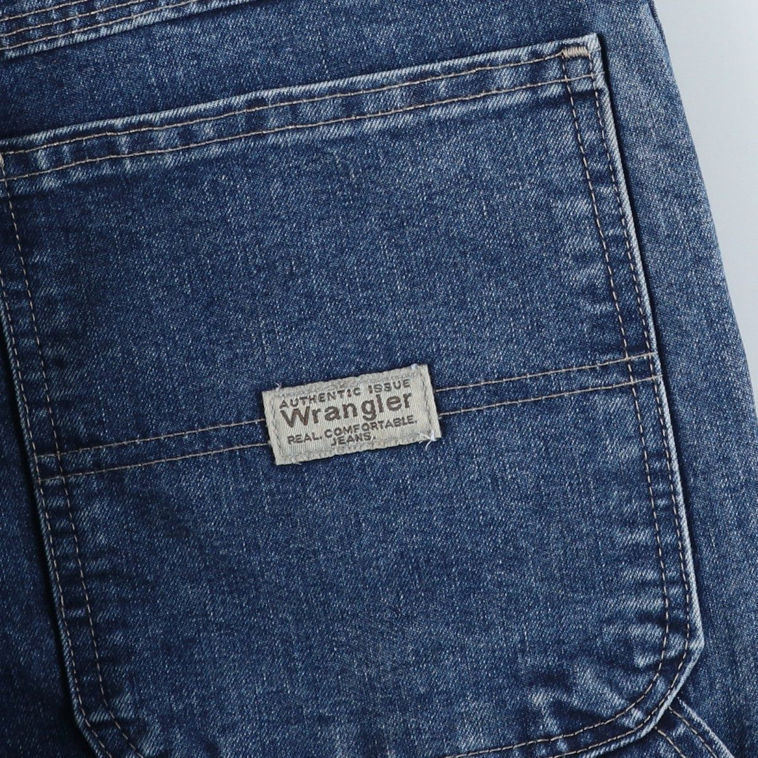 00'S Wrangler CARPENTER denim painter pants for men, equivalent to W34 cotton blue type Vintage Second Hand
