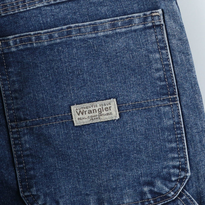 00'S Wrangler CARPENTER denim painter pants for men, equivalent to W34 cotton blue type Vintage Second Hand