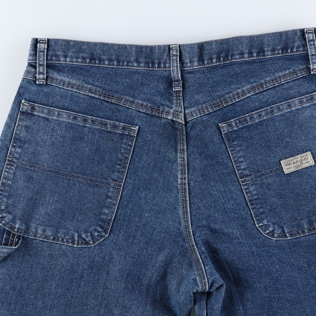 00'S Wrangler CARPENTER denim painter pants for men, equivalent to W34 cotton blue type Vintage Second Hand