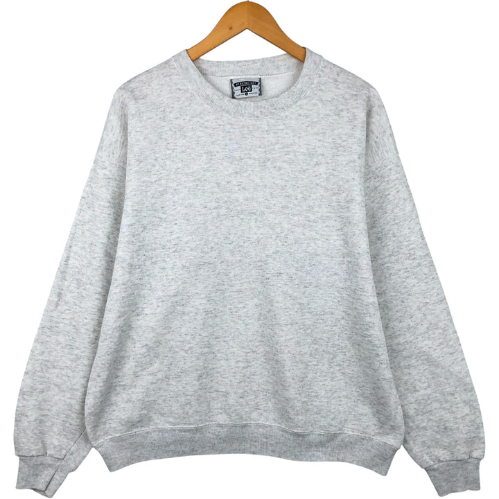 Vintage 90'S Lee blank sweatshirt, made in the USA, size L, men's cotton gray type Vintage Second Hand
