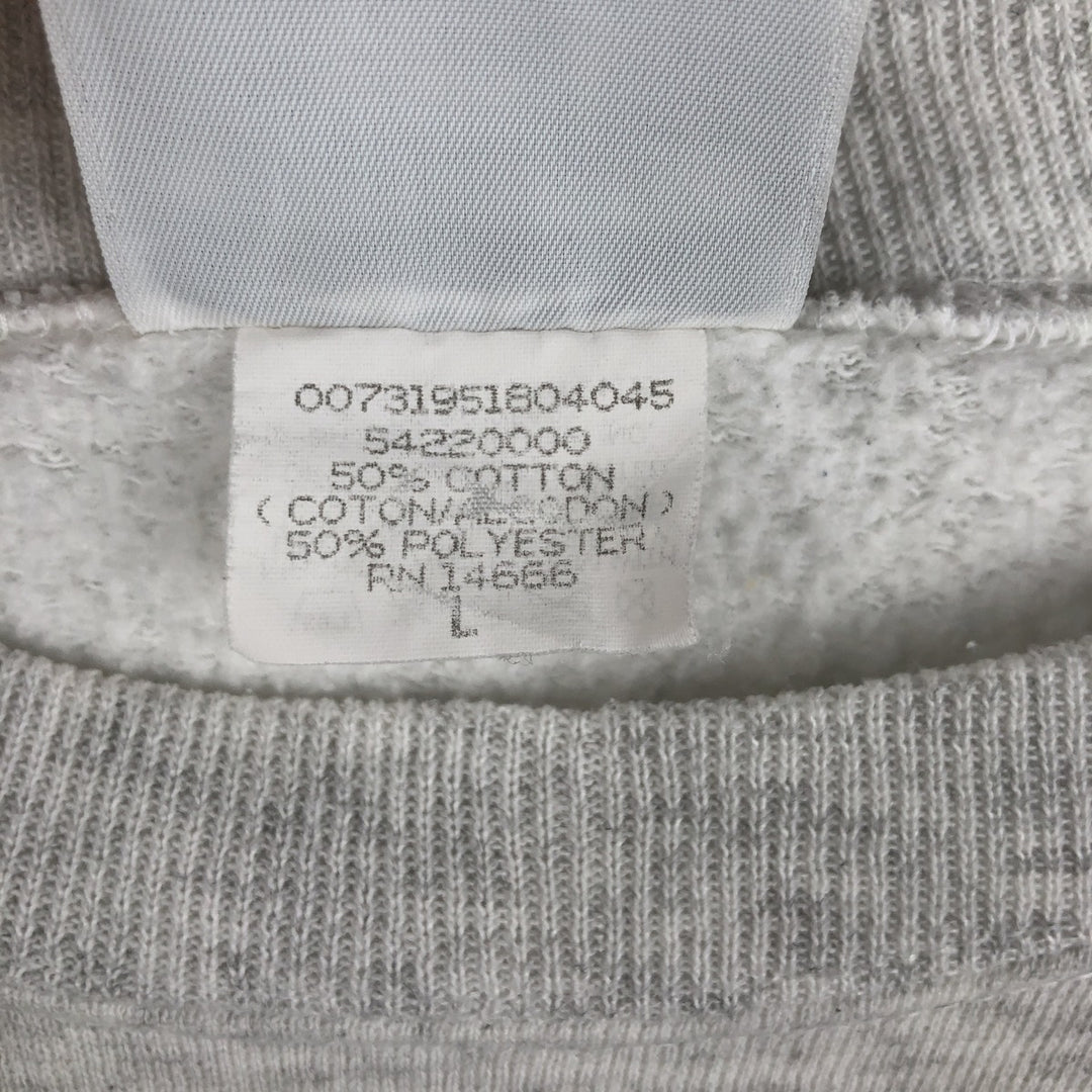 Vintage 90'S Lee blank sweatshirt, made in the USA, size L, men's cotton gray type Vintage Second Hand