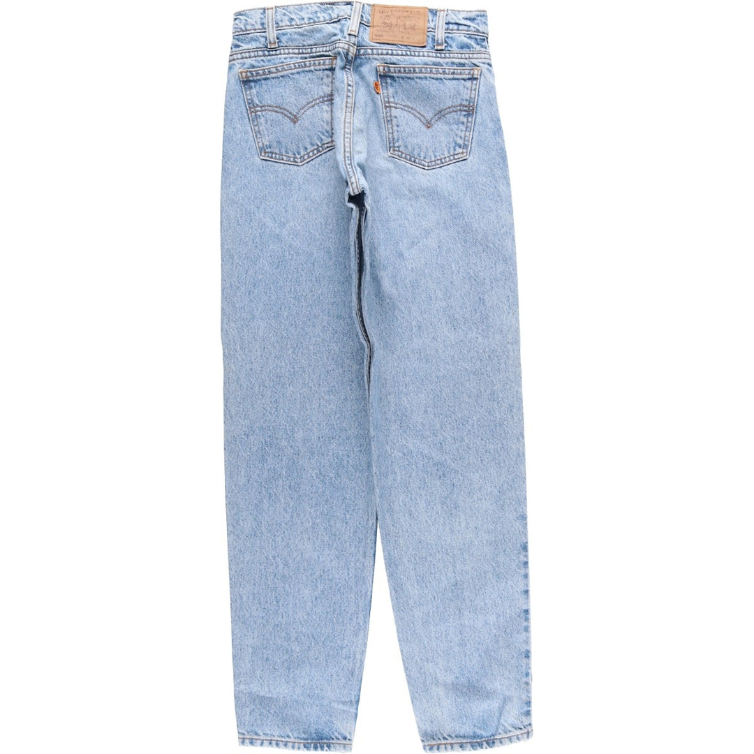 Levi's 550 Relaxed Fit Tapered Leg Denim Pants, Men's Size W29 cotton blue type Vintage Second Hand