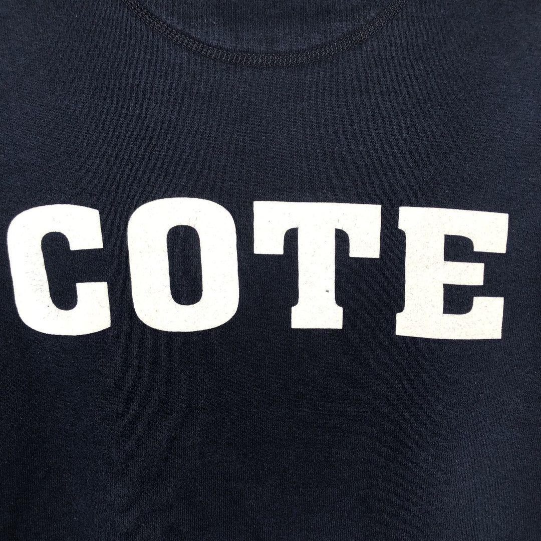 Vintage 90'S SOFFE Heavy Cotton Sweatshirt, Made in USA, Men's Size XL cotton navy blue type Vintage Second Hand