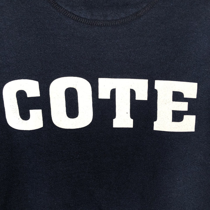 Vintage 90'S SOFFE Heavy Cotton Sweatshirt, Made in USA, Men's Size XL cotton navy blue type Vintage Second Hand