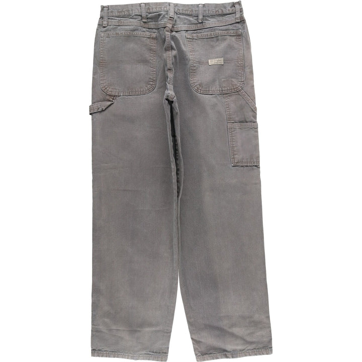 00'S Wrangler CARPENTER denim painter pants for men, equivalent to W34 cotton Khaki type Vintage Second Hand
