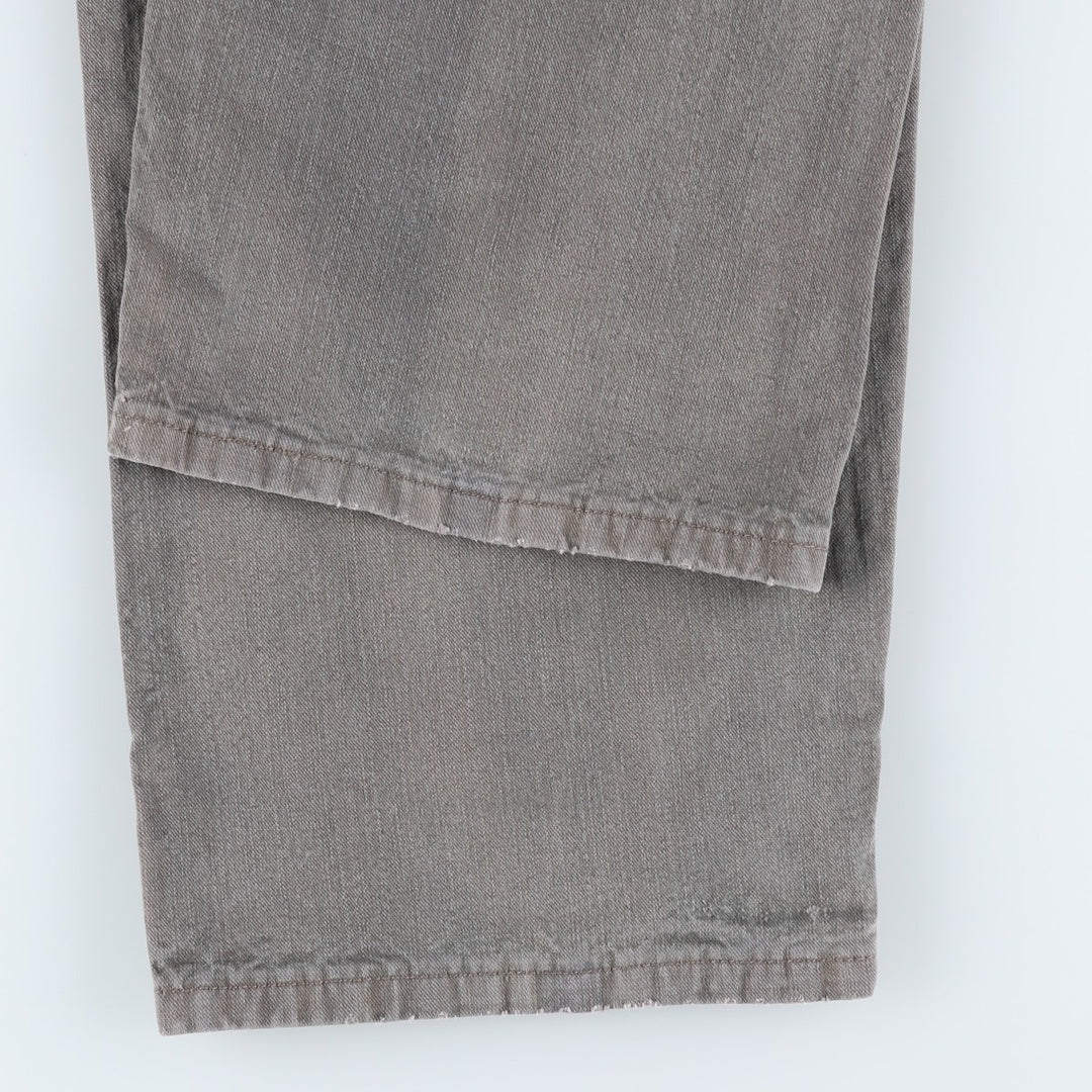 00'S Wrangler CARPENTER denim painter pants for men, equivalent to W34 cotton Khaki type Vintage Second Hand