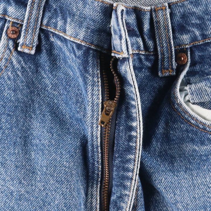 90'S Levi's 505-0216 Tapered Denim Pants, Made in USA, Men's, Size W33, Vintage cotton blue type Vintage Second Hand