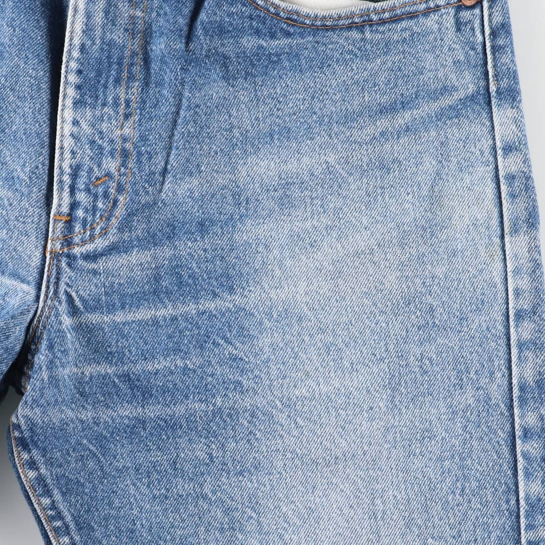 90'S Levi's 505-0216 Tapered Denim Pants, Made in USA, Men's, Size W33, Vintage cotton blue type Vintage Second Hand