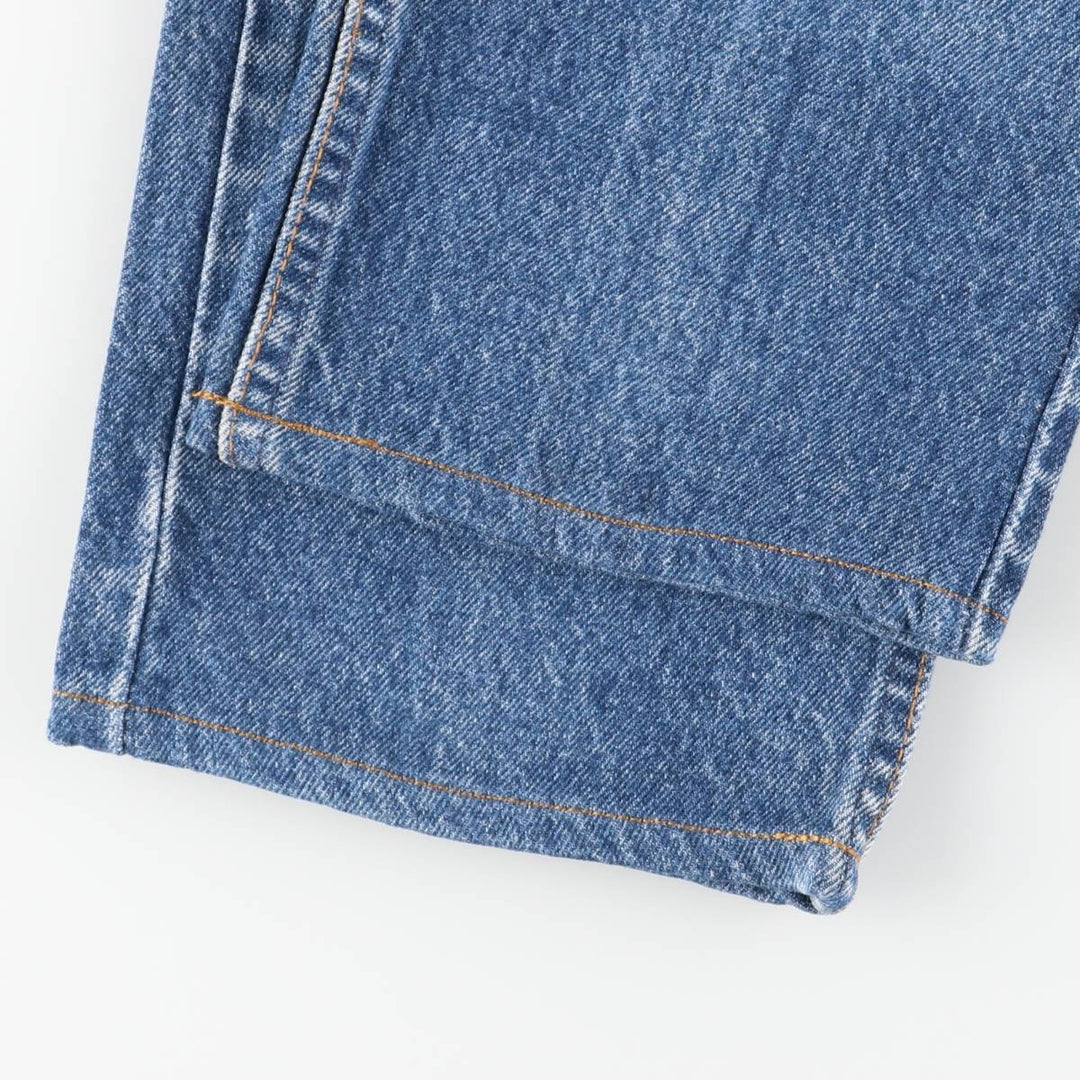 90'S Levi's 505-0216 Tapered Denim Pants, Made in USA, Men's, Size W33, Vintage cotton blue type Vintage Second Hand
