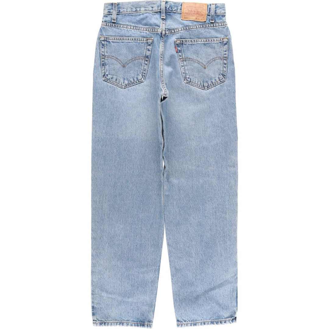 90'S Levi's 550 Relaxed Fit Tapered Denim Pants Men's W32 Vintage cotton Blue type light blue Vintage Second Hand