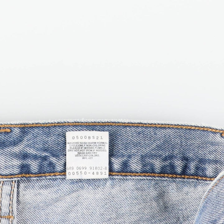 90'S Levi's 550 Relaxed Fit Tapered Denim Pants Men's W32 Vintage cotton Blue type light blue Vintage Second Hand