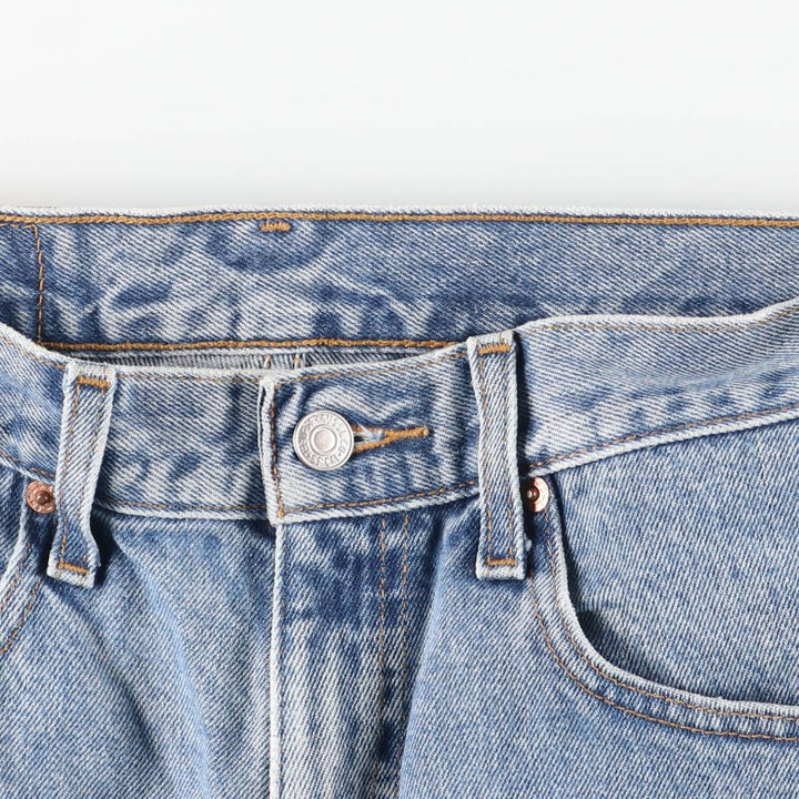 90'S Levi's 550 Relaxed Fit Tapered Denim Pants Men's W32 Vintage cotton Blue type light blue Vintage Second Hand