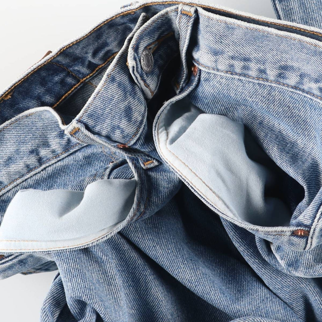 90'S Levi's 550 Relaxed Fit Tapered Denim Pants Men's W32 Vintage cotton Blue type light blue Vintage Second Hand
