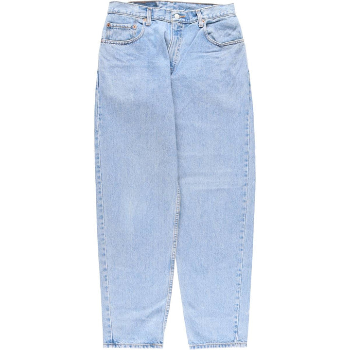 00'S Levi's 560 LOOSE FIT TAPERED LEG tapered denim pants for men, size w33 cotton Blue type light blue Vintage Second Hand