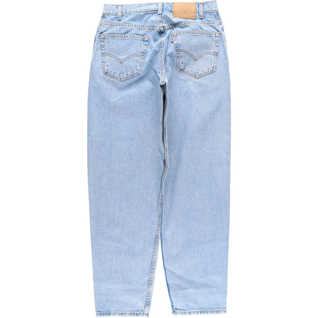 00'S Levi's 560 LOOSE FIT TAPERED LEG tapered denim pants for men, size w33 cotton Blue type light blue Vintage Second Hand