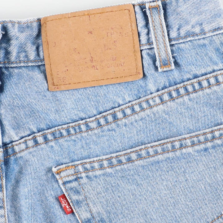 00'S Levi's 560 LOOSE FIT TAPERED LEG tapered denim pants for men, size w33 cotton Blue type light blue Vintage Second Hand