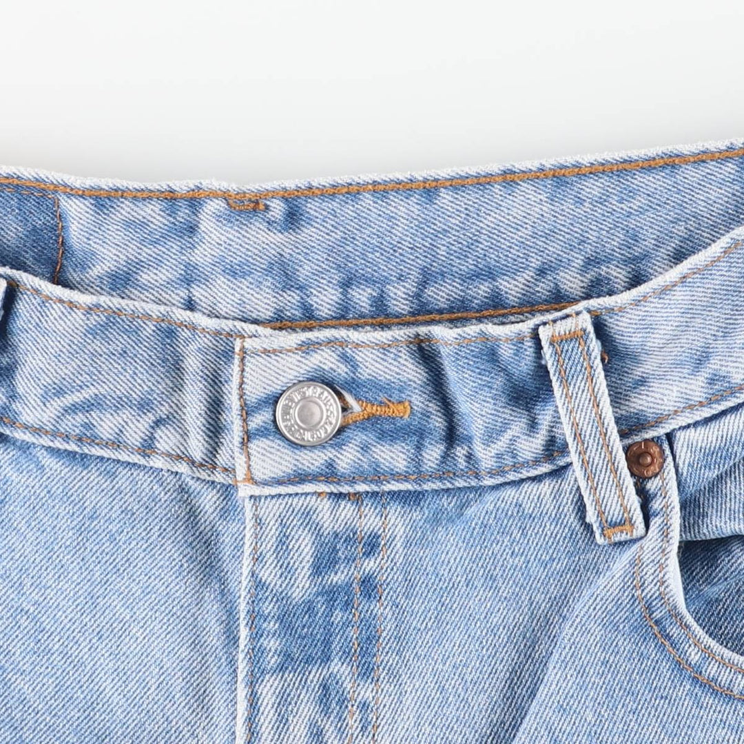 00'S Levi's 560 LOOSE FIT TAPERED LEG tapered denim pants for men, size w33 cotton Blue type light blue Vintage Second Hand