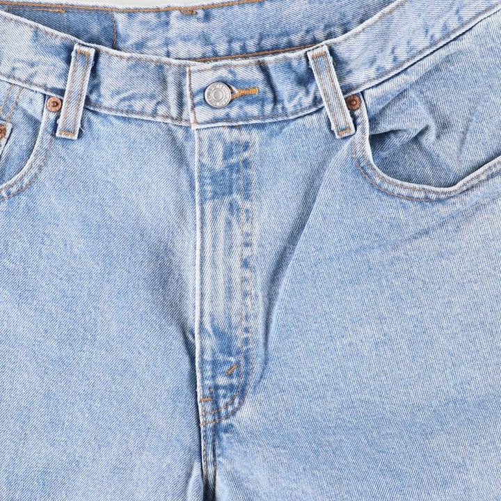 00'S Levi's 560 LOOSE FIT TAPERED LEG tapered denim pants for men, size w33 cotton Blue type light blue Vintage Second Hand