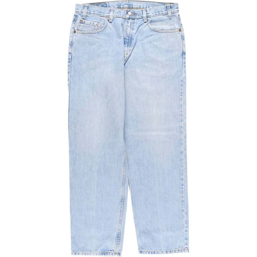 2000'S Levi's 550 Relaxed Fit Tapered Denim Pants, Men's Size 36 cotton Blue type light blue Vintage Second Hand