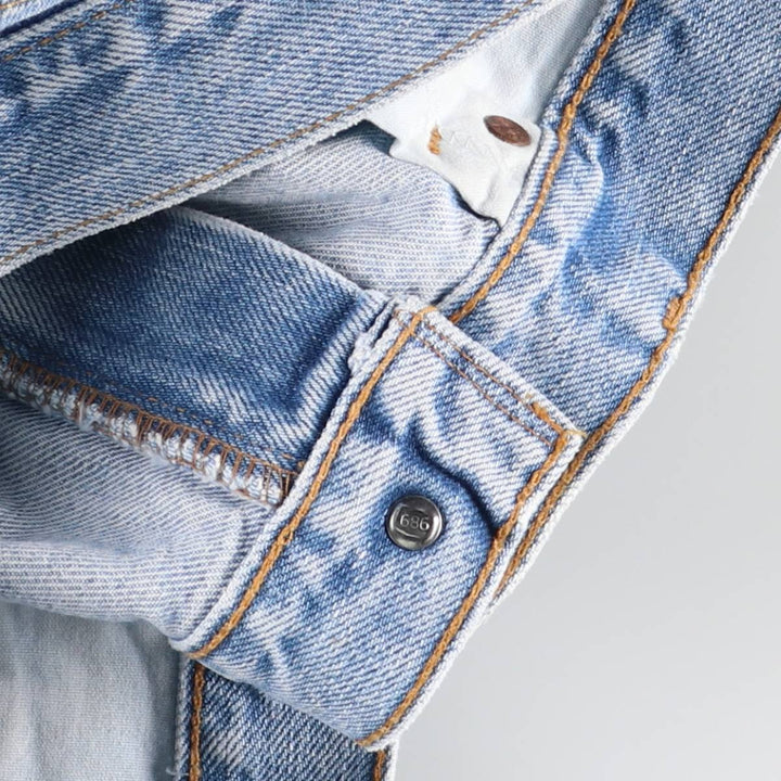 2000'S Levi's 550 Relaxed Fit Tapered Denim Pants, Men's Size 36 cotton Blue type light blue Vintage Second Hand