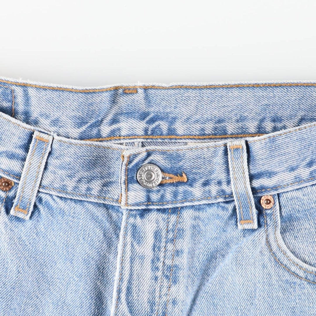 2000'S Levi's 550 Relaxed Fit Tapered Denim Pants, Men's Size 36 cotton Blue type light blue Vintage Second Hand