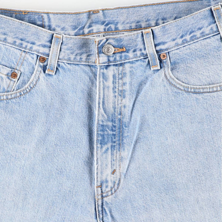 2000'S Levi's 550 Relaxed Fit Tapered Denim Pants, Men's Size 36 cotton Blue type light blue Vintage Second Hand