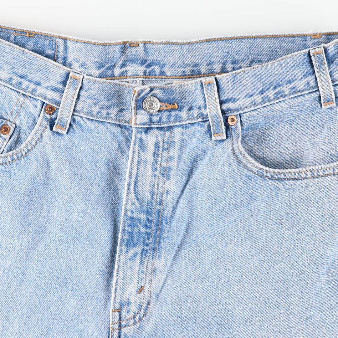 2000'S Levi's 550 Relaxed Fit Tapered Denim Pants, Men's Size 36 cotton Blue type light blue Vintage Second Hand