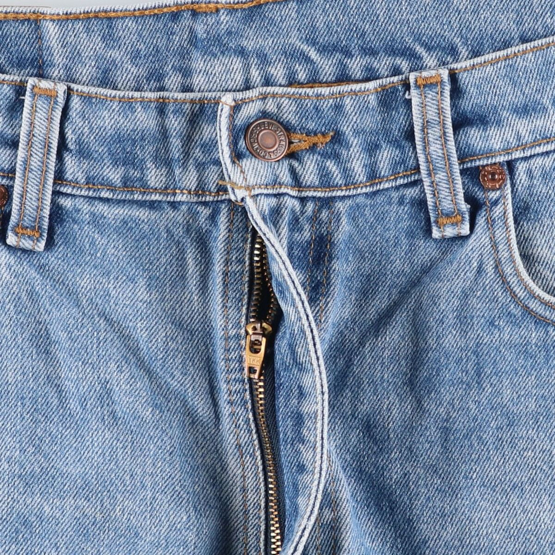 90'S Levi's 550-4891 Relaxed Fit Tapered Denim Pants, Made in Canada, Men's Size 36, Vintage cotton blue type Vintage Second Hand