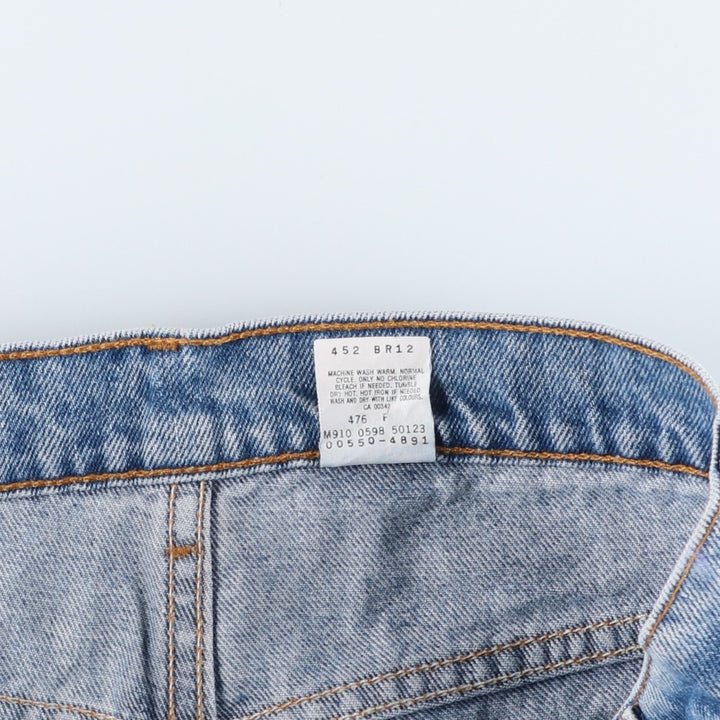 90'S Levi's 550-4891 Relaxed Fit Tapered Denim Pants, Made in Canada, Men's Size 36, Vintage cotton blue type Vintage Second Hand