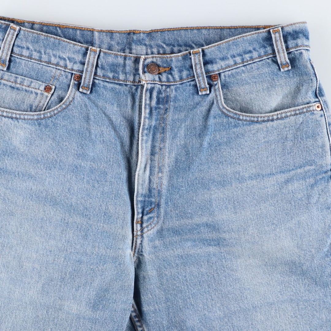 90'S Levi's 550-4891 Relaxed Fit Tapered Denim Pants, Made in Canada, Men's Size 36, Vintage cotton blue type Vintage Second Hand