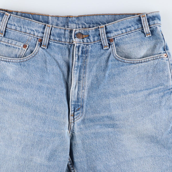 90'S Levi's 550-4891 Relaxed Fit Tapered Denim Pants, Made in Canada, Men's Size 36, Vintage cotton blue type Vintage Second Hand