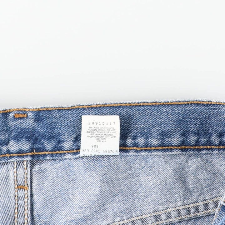 2000'S Levi's 550 Relaxed Fit Tapered Denim Pants, Men's Size 36 cotton Blue type light blue Vintage Second Hand