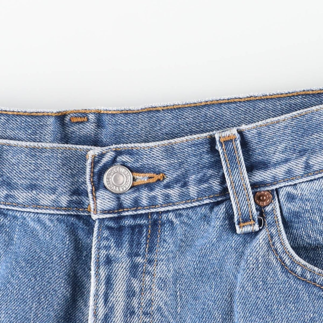 2000'S Levi's 550 Relaxed Fit Tapered Denim Pants, Men's Size 36 cotton Blue type light blue Vintage Second Hand