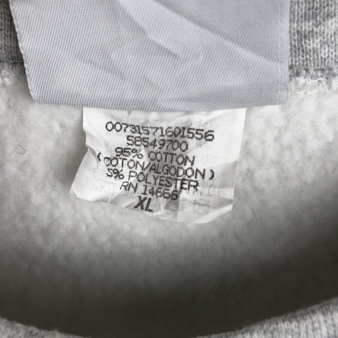 Vintage 90'S Lee CROSS GAIN sweatshirt, Made in USA, Men's XL cotton gray type Vintage Second Hand
