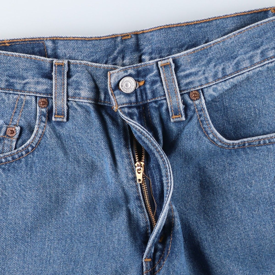 00'S Levi's 550 Relaxed Fit Tapered Denim Pants Made in USA Men's W33 cotton blue type Vintage Second Hand