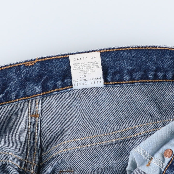 00'S Levi's 550 Relaxed Fit Tapered Leg Tapered Denim Pants Women's XL (w31) cotton blue type Vintage Second Hand